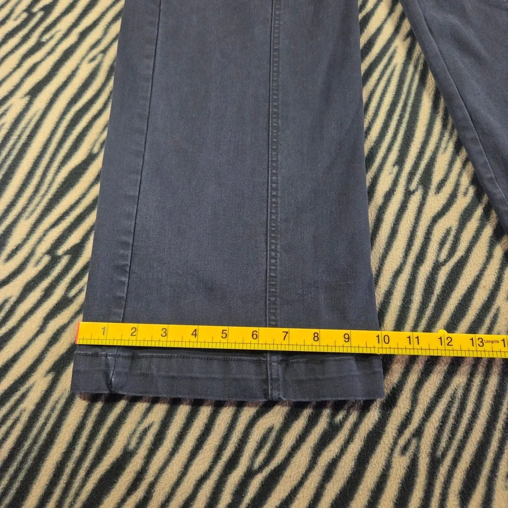 Universal Thread Charcoal Grey Wide Leg Stitched Seam Utility Pants sz 2 Hi Rise